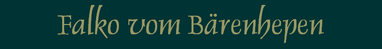 Falko vom B�renhepen
